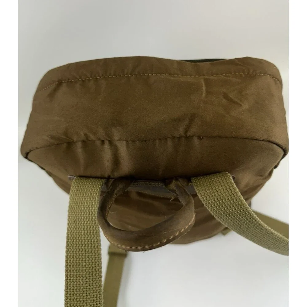 Duck Head Expedition Backpack Cotton Quality Leather Brown Large Zip Flap Clasp